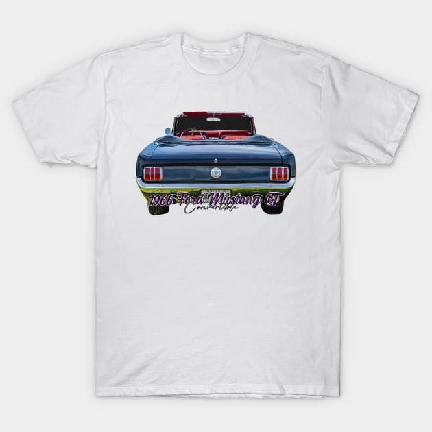 1966 Ford Mustang GT Convertible T-Shirt by Gestalt Imagery